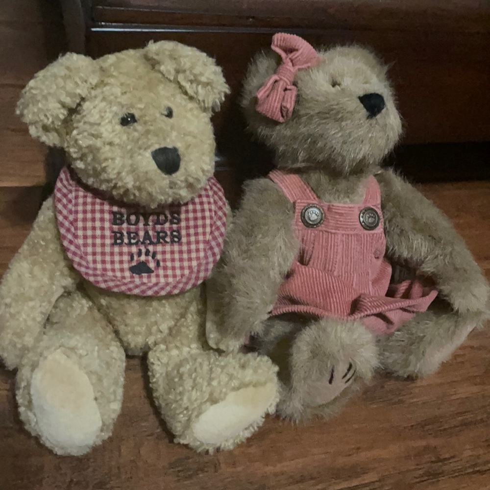 Two small Boyds Bears for one price